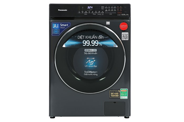 Máy giặt sấy Panasonic Inverter giặt 10.5 giặt –&nbsp; sấy 6 kg NA-S056FR1BV